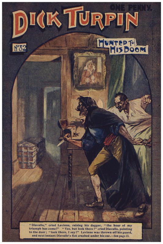 Dick Turpin (farge litho) av Robert Prowse Jnr