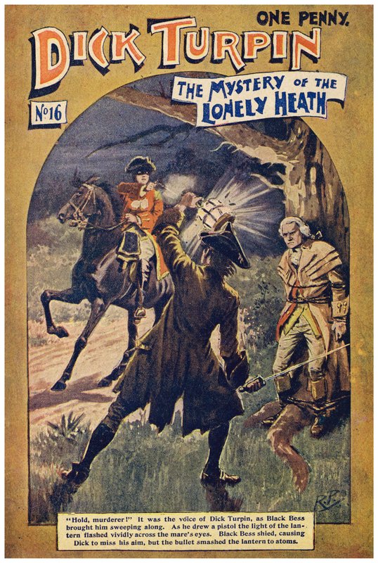 Dick Turpin (farge litho) av Robert Prowse Jnr
