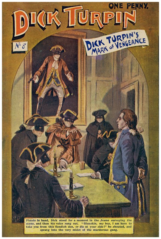 Dick Turpin (farge litho) av Robert Prowse Jnr
