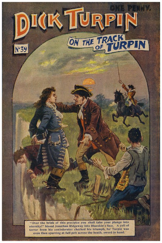 Dick Turpin (farge litho) av Robert Prowse Jnr