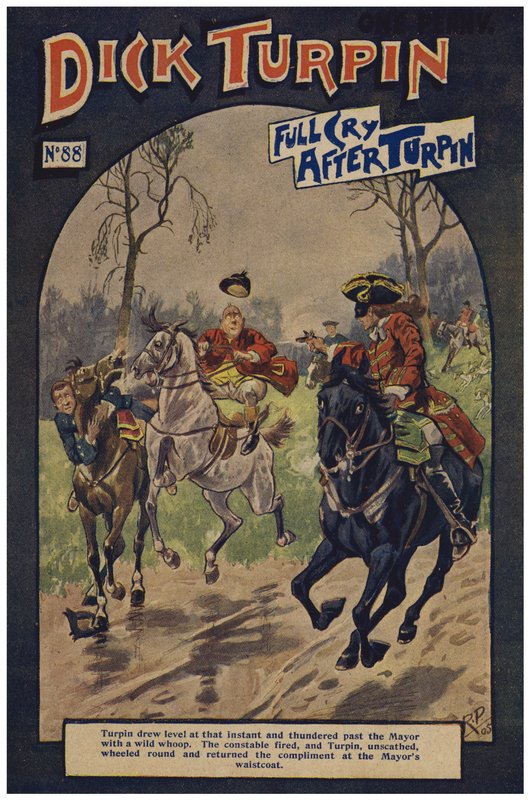 Dick Turpin (farge litho) av Robert Prowse Jnr