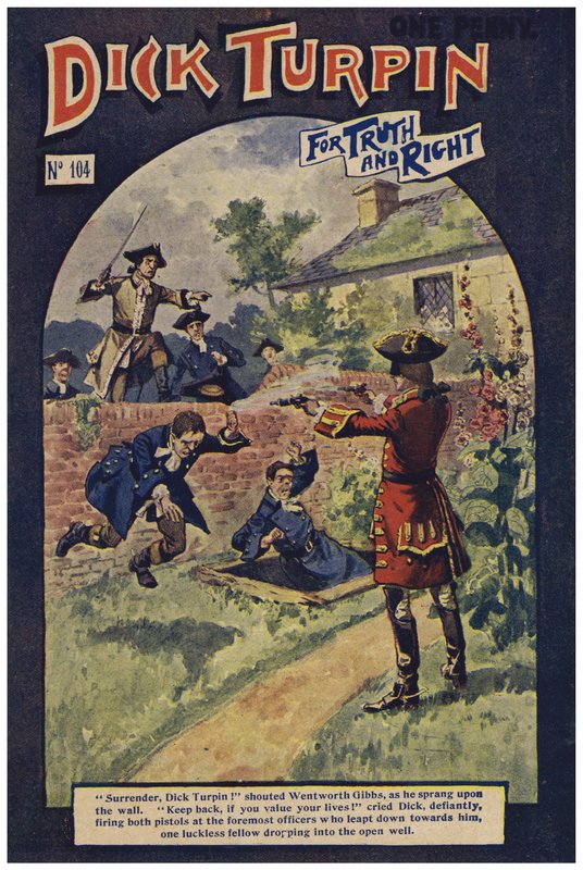 Dick Turpin (farge litho) av Robert Prowse Jnr
