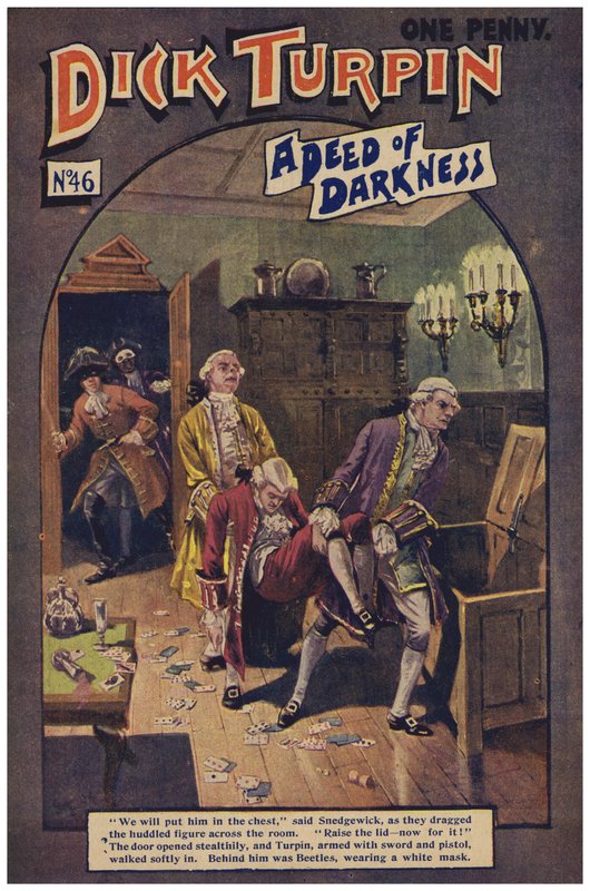 Dick Turpin (farge litho) av Robert Prowse Jnr