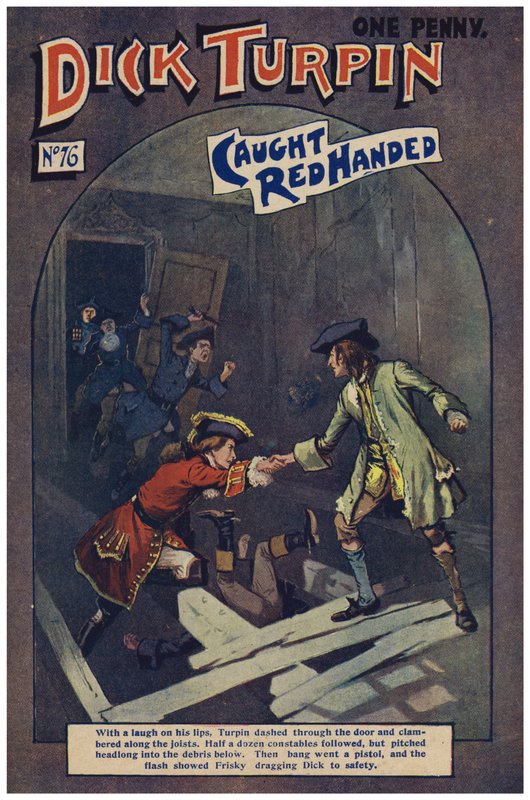 Dick Turpin (farge litho) av Robert Prowse Jnr