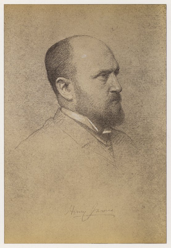 Henry James (litho) av Rudolf Lehmann