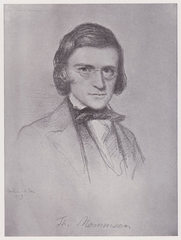 Theodore Mummsen (Litho) av Rudolf Lehmann