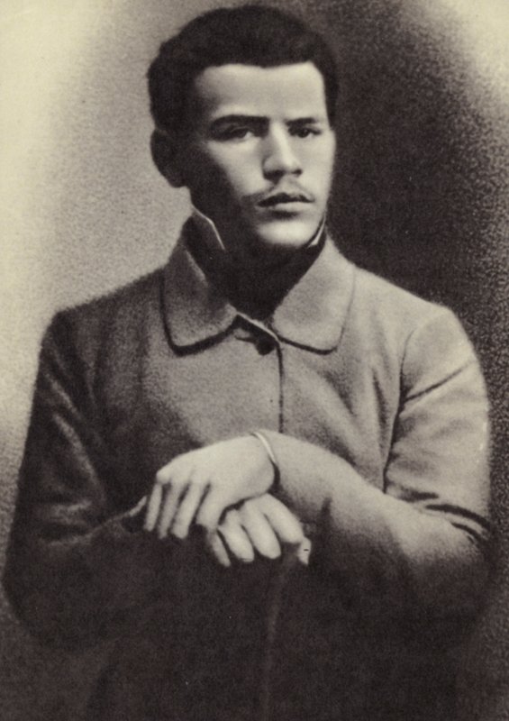 L N Tolstoi, Moskva, 1851 av Russian Photographer