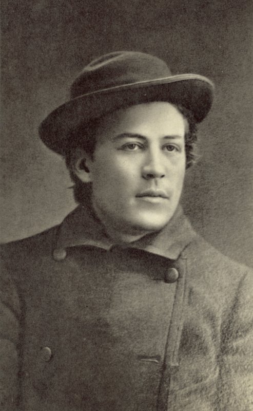 Anton Tsjekhov, russisk dramatiker, Moskva, 1883 av Russian Photographer
