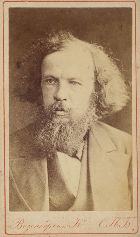 Dmitri Mendeleev, russisk kjemiker av Russian Photographer