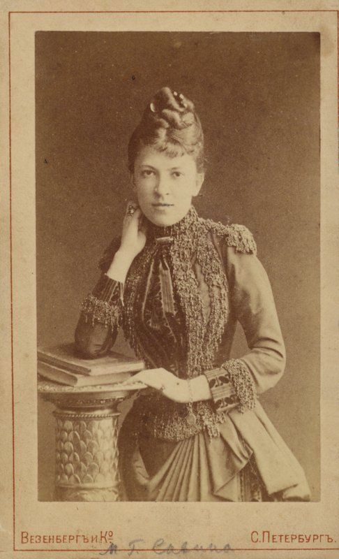 Maria Savina, russisk skuespillerinne av Russian Photographer