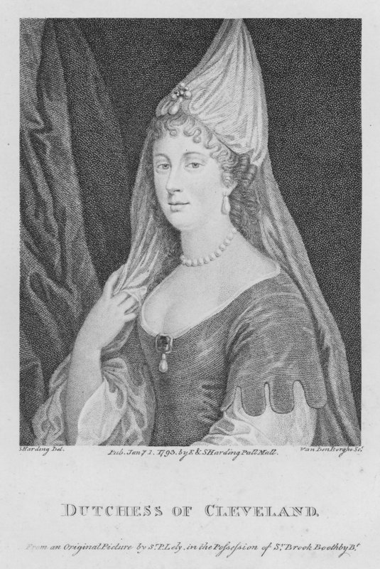 Dutchess of Cleveland (gravering) av S. (after) Harding