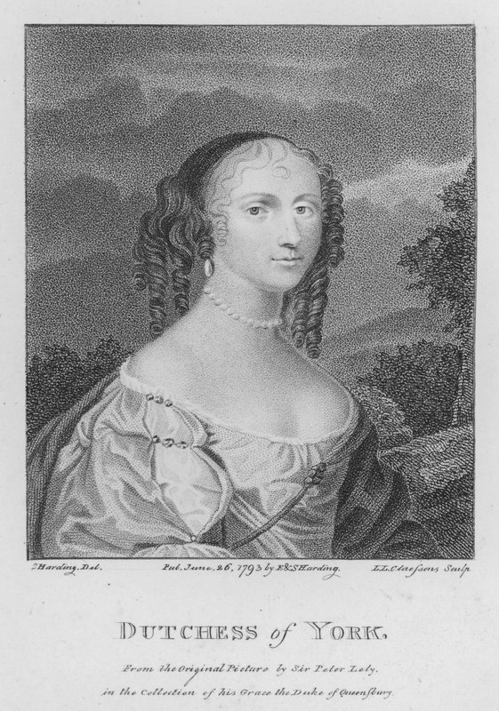 Dutchess of York (gravering) av S. (after) Harding