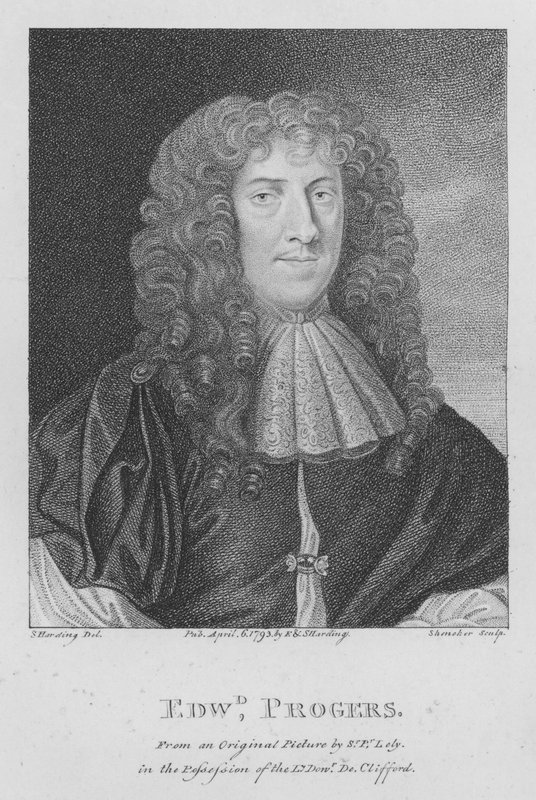 Edward Progers (gravering) av S. (after) Harding