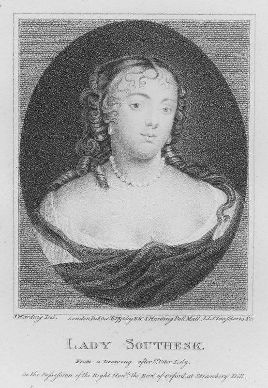 Lady Southesk (gravering) av S. (after) Harding