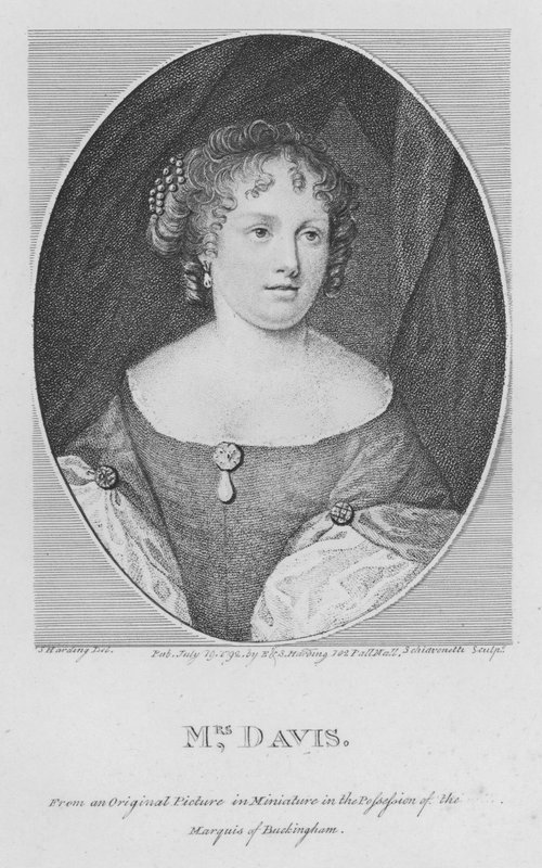 Mrs Davis (gravering) av S. (after) Harding