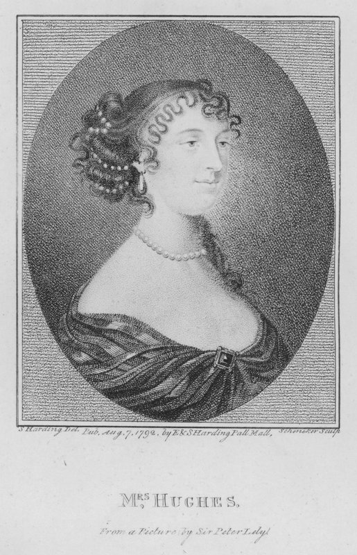 Mrs Hughes (gravering) av S. (after) Harding