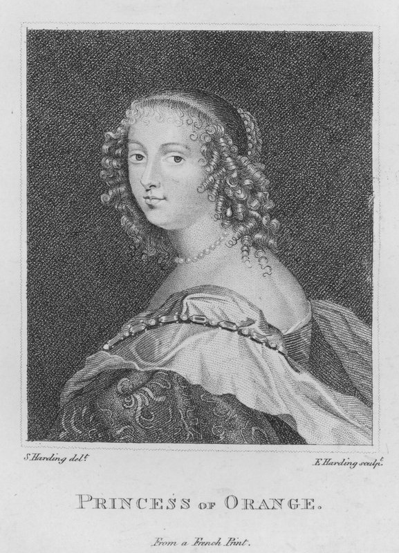 Princess of Orange (gravering) av S. (after) Harding