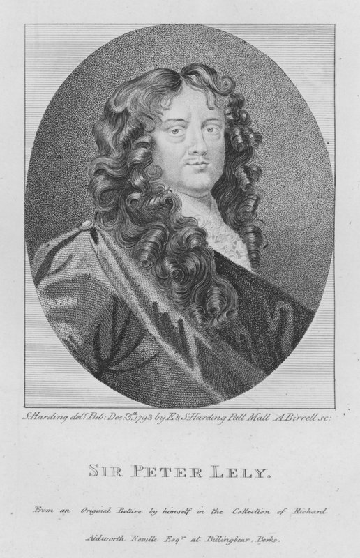 Sir Peter Lely (gravering) av S. (after) Harding