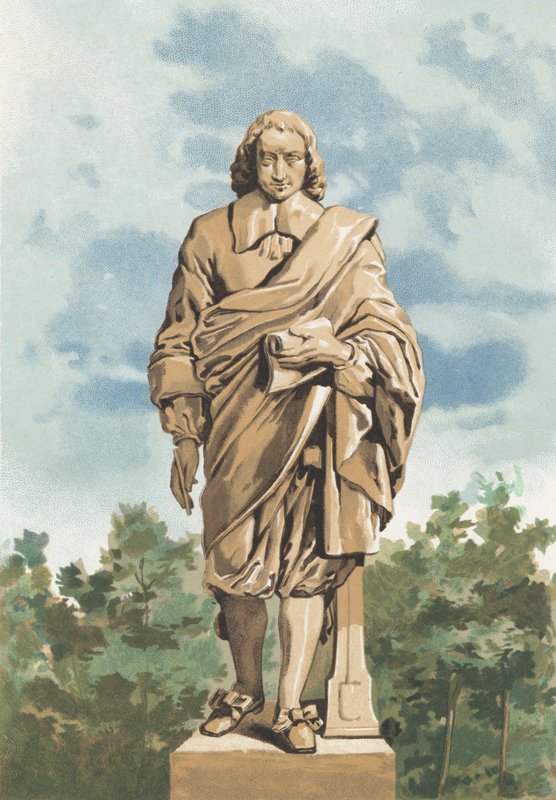 Statue av Blaise Pascal av S. Gomez