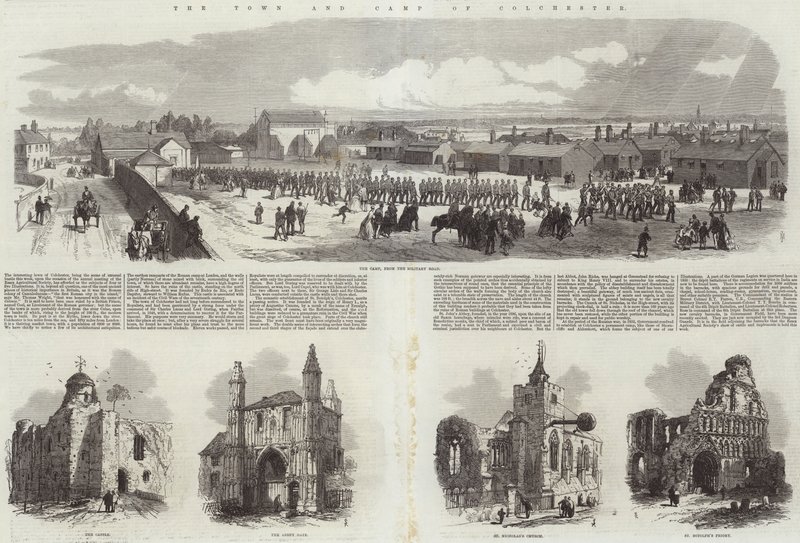 Byen og leiren i Colchester av Samuel Read