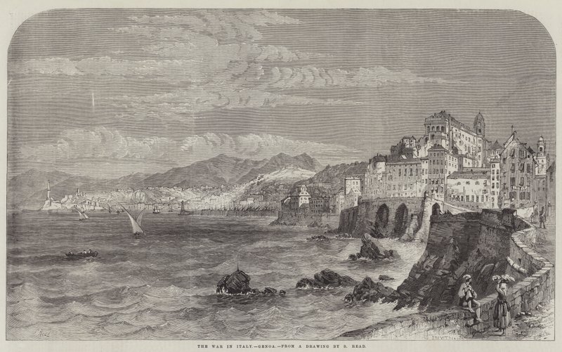 Krigen i Italia, Genova av Samuel Read