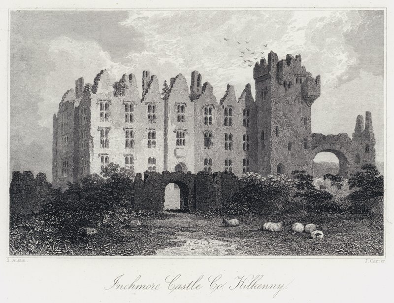 Inchmore Castle, Co Kilkenny (gravering) av Samuel (after) Austin