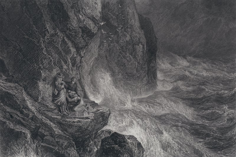 Stormen (gravering) av Samuel (after) Bough