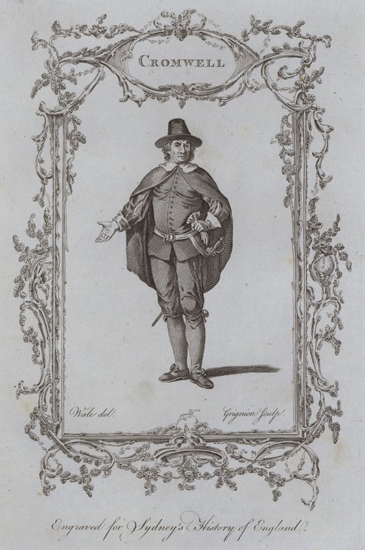Cromwell (gravering) av Samuel (after) Wale