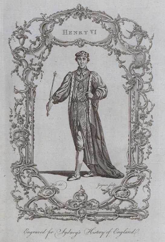 Henry VI (gravering) av Samuel (after) Wale