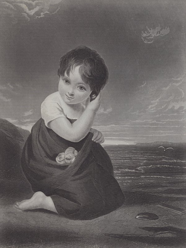 En melding fra havet (gravering) av Samuel Cousins
