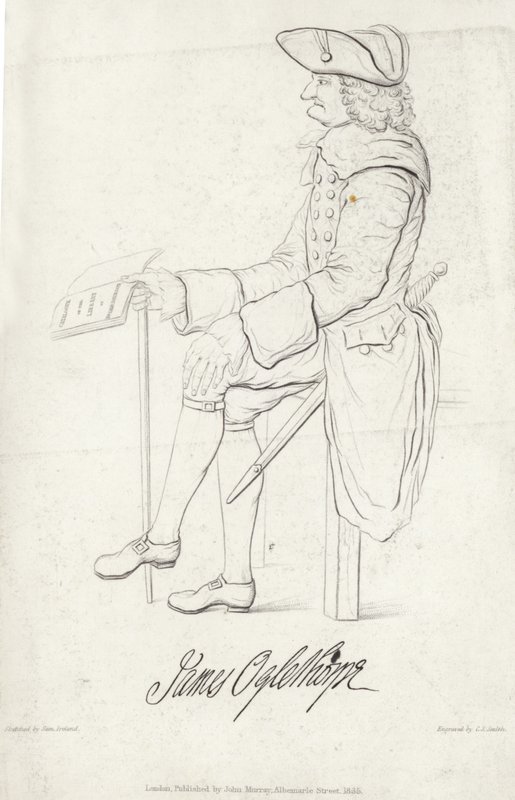 Portrett av James Oglethorpe av Samuel Ireland