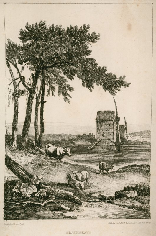 Blackheath, London av Samuel Prout