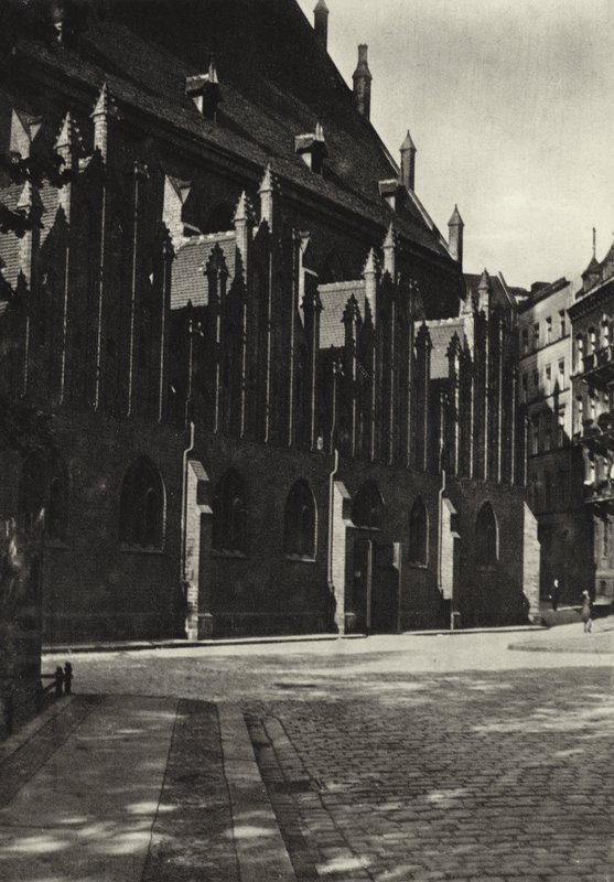 Berlin: Marien kirke; St Mary's (s/hvitt bilde) av Sasha Stone
