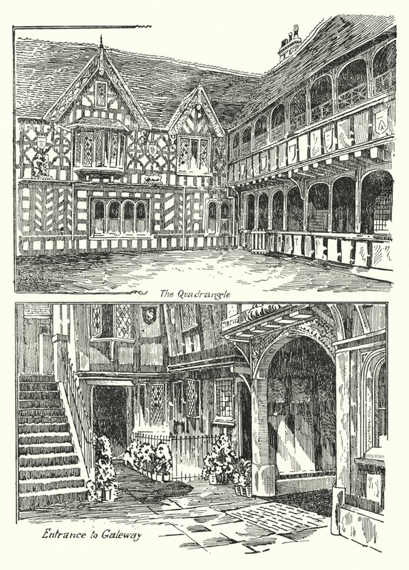 Leicester's Hospital, Warwick (gravering) av Sidney Heath