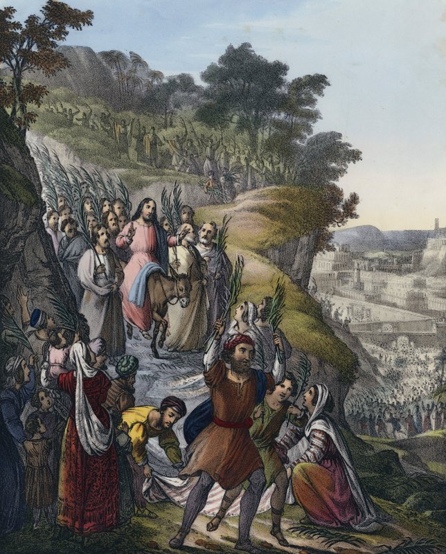 Kristi triumferende inntog i Jerusalem av Siegfried Detler Bendixen