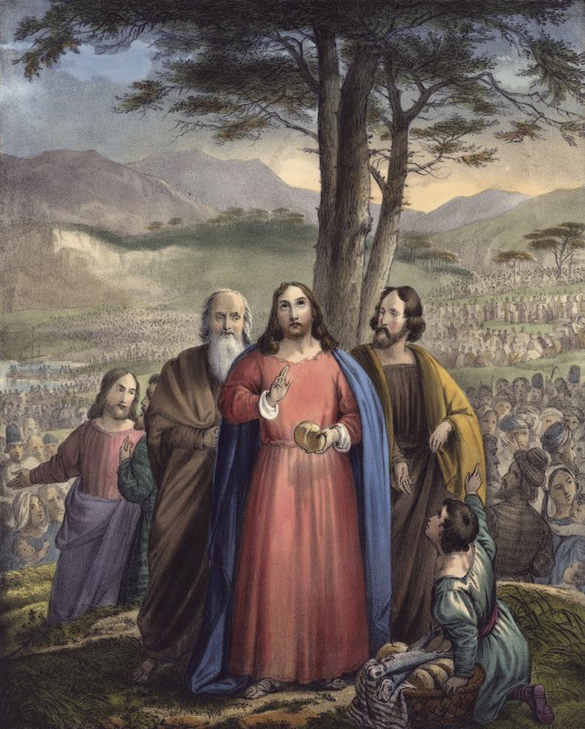 Kristus mater mengden av Siegfried Detler Bendixen