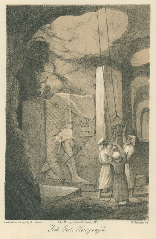 Fiskeguden, Kouyunjik av Solomon Caesar Malan