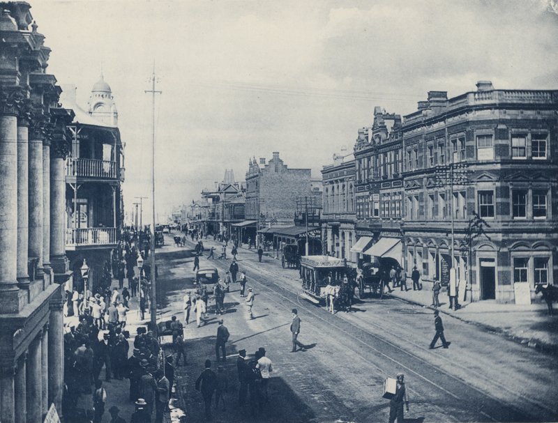 Commissioner Street (s/hvitt bilde) av South African Photographer