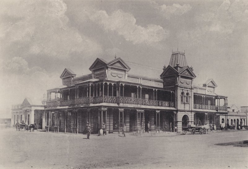 The Rand Club (s/hvitt bilde) av South African Photographer