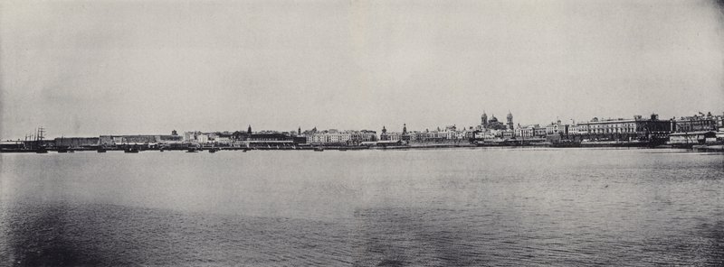 Cadiz: Vista General (s/hvitt bilde) av Spanish Photographer