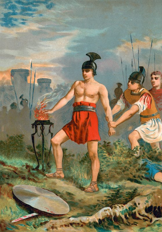 Mucius Scaevola av Spanish School