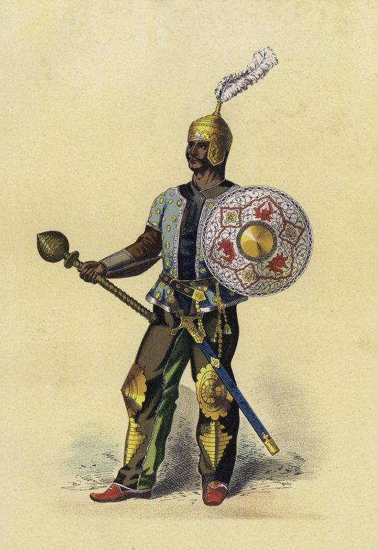 Persisk general, 1400-tallet av Spanish School