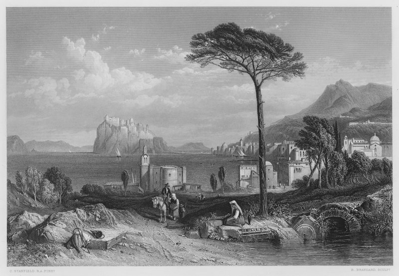 Ischia, fra bildet i Den Kongelige Samling av Stanfield