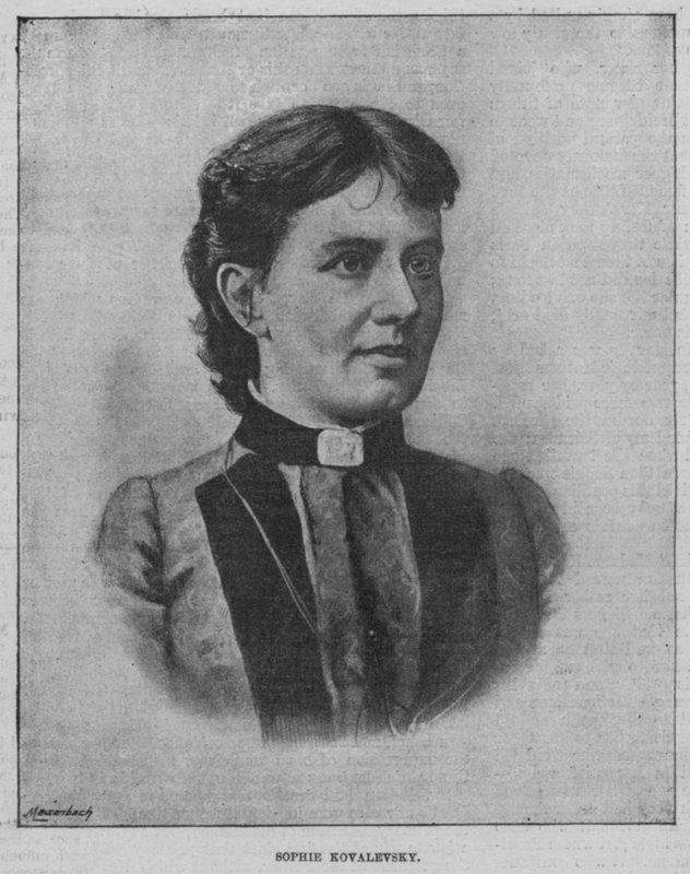 Sophie Kovalevsky (s/hvitt bilde) av Swedish Photographer