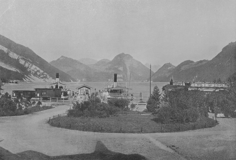 Alpnachstad, Lac des IV Cantons (s/h-bilde) av Swiss Photographer
