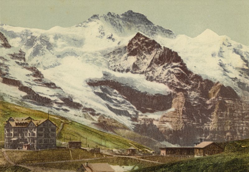 Berner Oberland: Kleine Scheidegg (farget bilde) av Swiss Photographer