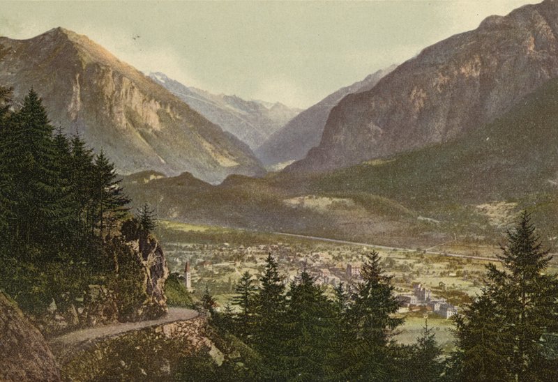 Berner Oberland: Meiringen (farget bilde) av Swiss Photographer