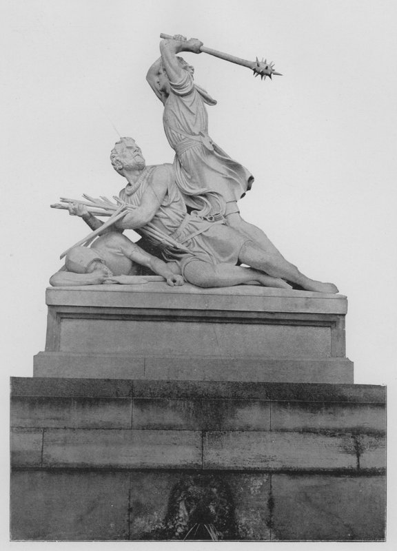 Stans, Monument de Winkelried (s/hvitt-bilde) av Swiss Photographer