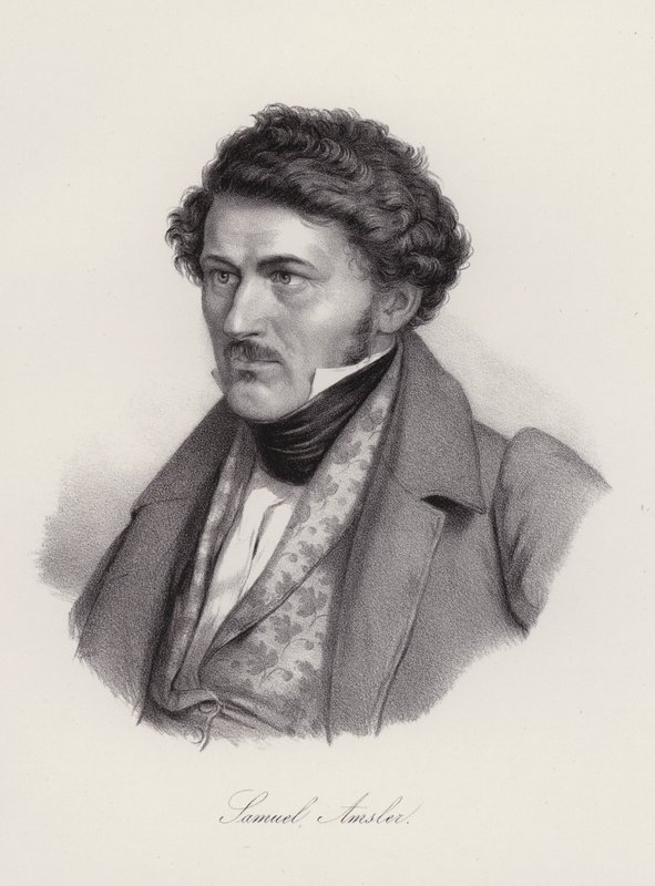 Samuel Amsler , sveitsisk gravør (gravering) av Swiss School