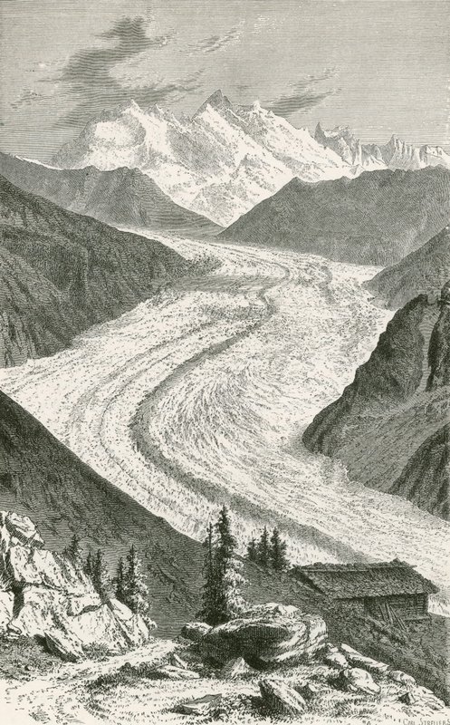 Gornerbreen og Monte Rosa av Swiss School